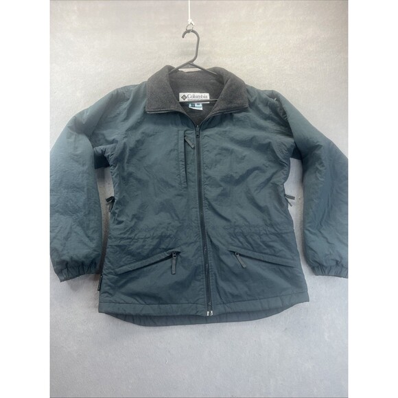 Columbia Sportswear Womens Jacket Core Interchange Green M Fleece Lined - Picture 1 of 12